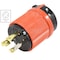 Ac Works Locking Plug, L14-30P, 30 A, 125/250V AC, Orange ASL1430P - alternate 3